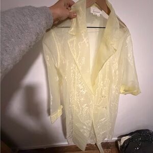 Anthropologie Sheer Light Blazer
